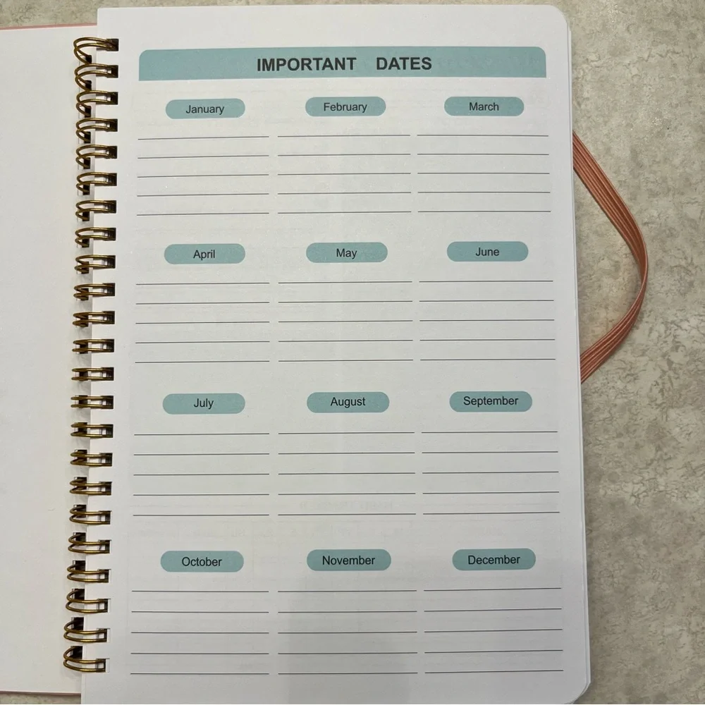 Floral Pink Undated Weekly Planner Stickers Budgeting